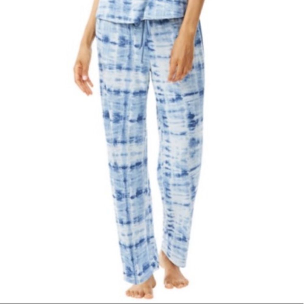 Lucky Brand Blue Tie Dyed Soft Lounge Pants